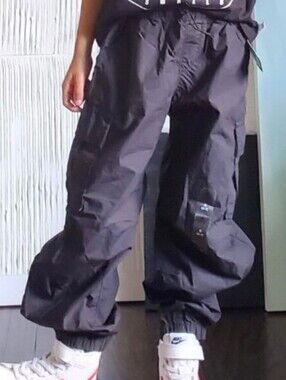 GAP Kids Black Cargo Jogger Pants